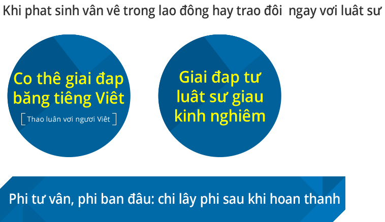 Khi phát sinh vấn về trong lao động hãy trao đổi  ngay với luật sư